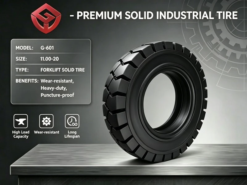 1100 20 Solid Forklift Tire 1100 20 Solid Forklift Tire